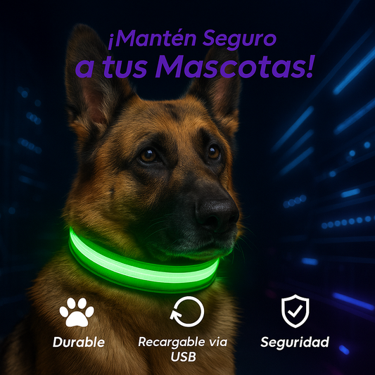 Collar Reflectante de Seguridad Nocturna