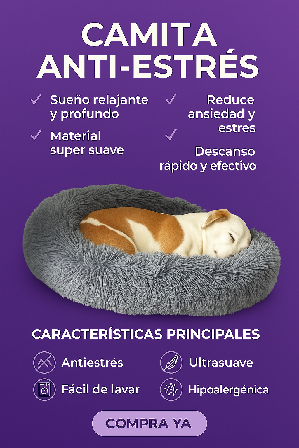 Camita Donut Antiestrés L #1 en Colombia