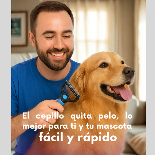 El cepillo que elimina el exceso de pelo de tu mascota fácil y rápido